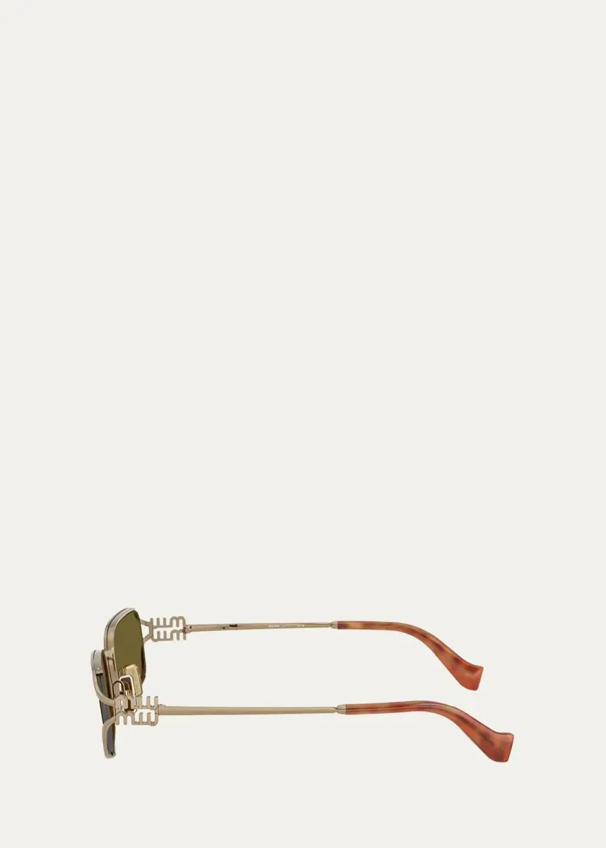 Miu Miu 52MM Rectangular Sunglasses | Thumbnail 8 Miu Miu 52MM Rectangular Sunglasses | Thumbnail 8