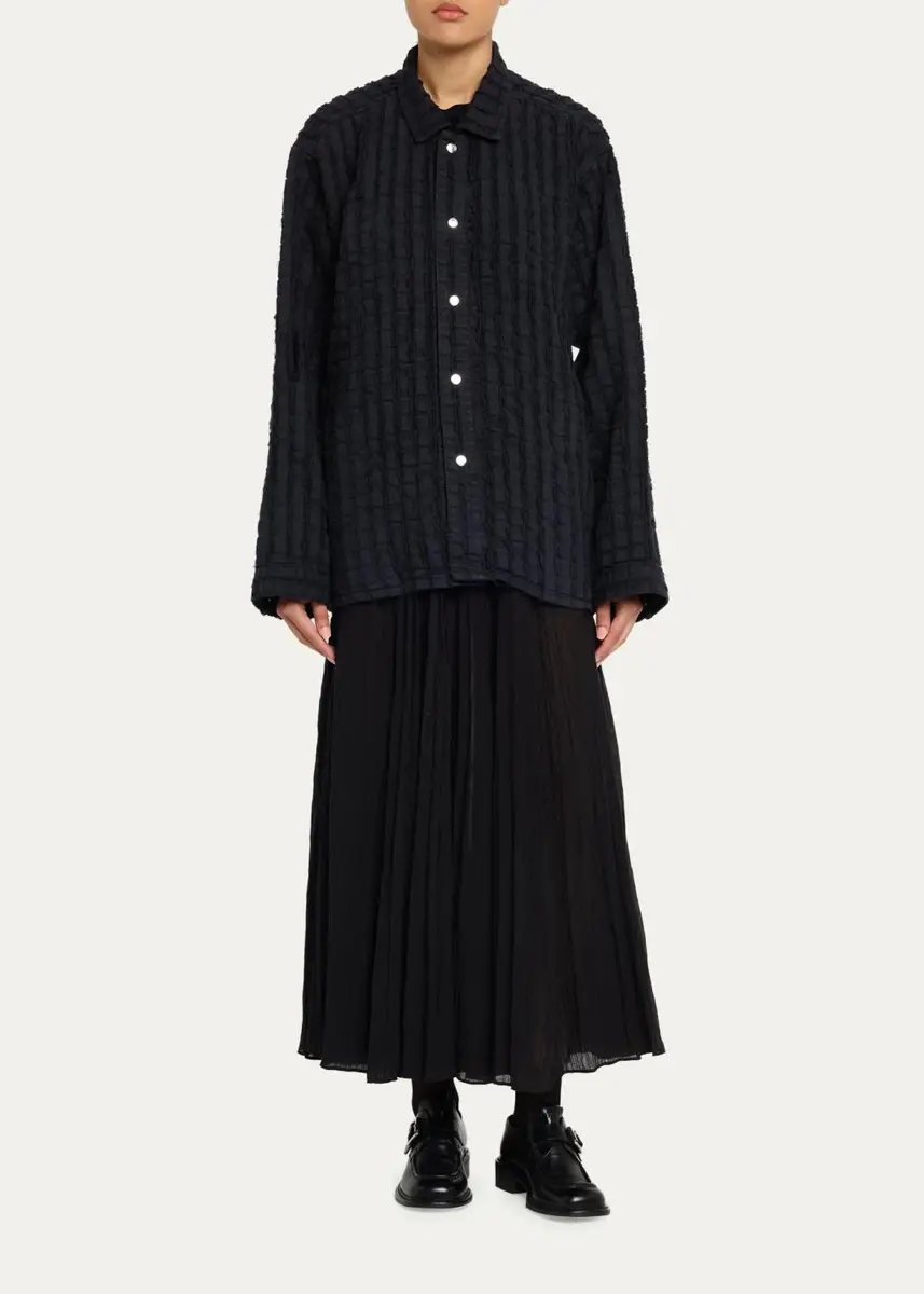 Haikure Sophie Frayed Striped Shirt | Thumbnail 2
