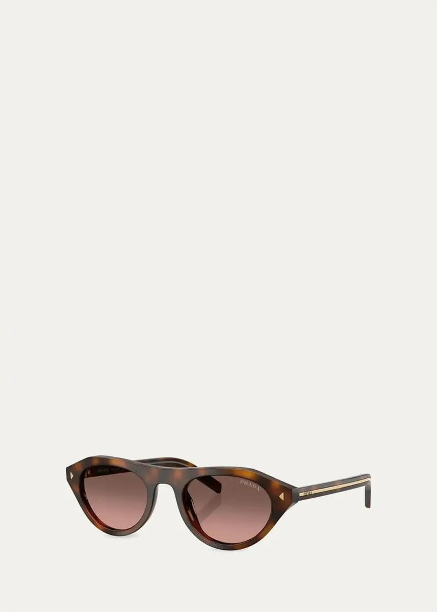 Prada 51MM Round Sunglasses | Thumbnail 2 Prada 51MM Round Sunglasses | Thumbnail 2