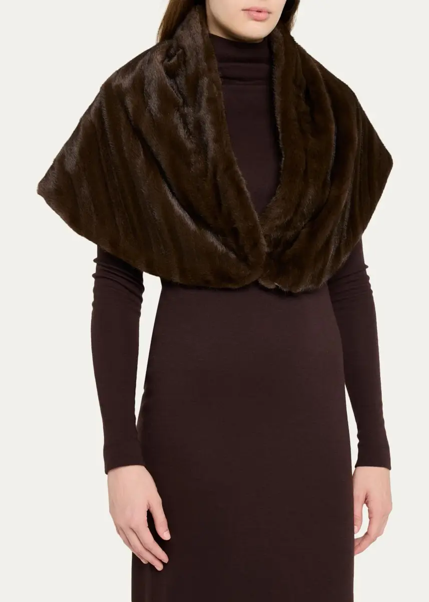 Fleurette Faux-Fur Shawl | Thumbnail 3 Fleurette Faux-Fur Shawl | Thumbnail 3
