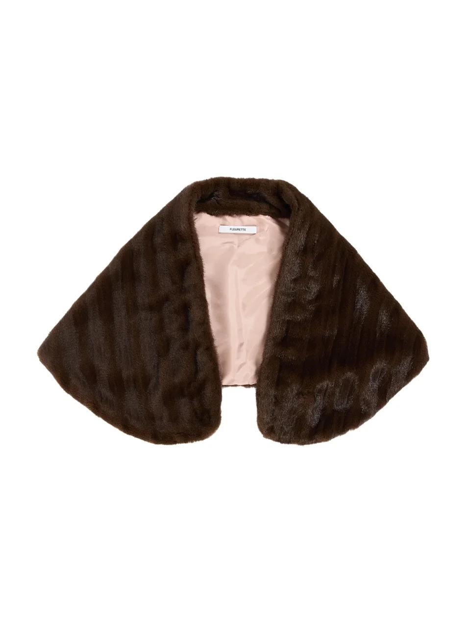 Faux-Fur Shawl