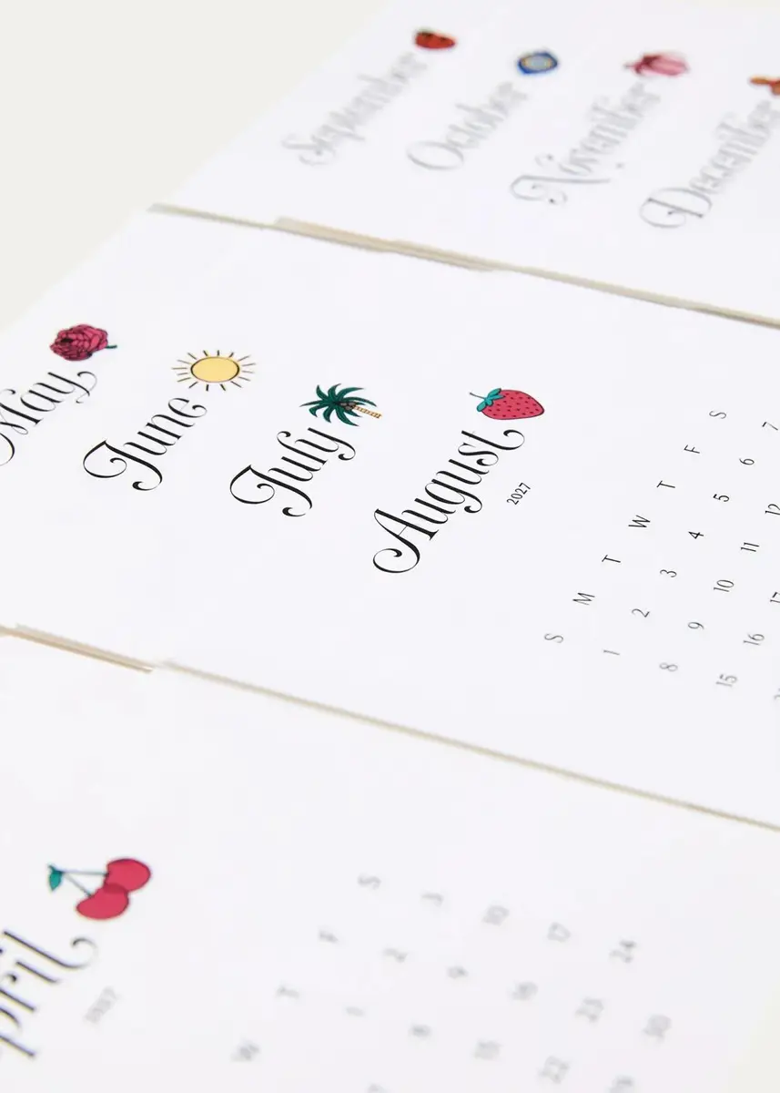 Dear Annabelle Charmed Year Brass Calendar | Thumbnail 4 Dear Annabelle Charmed Year Brass Calendar | Thumbnail 4