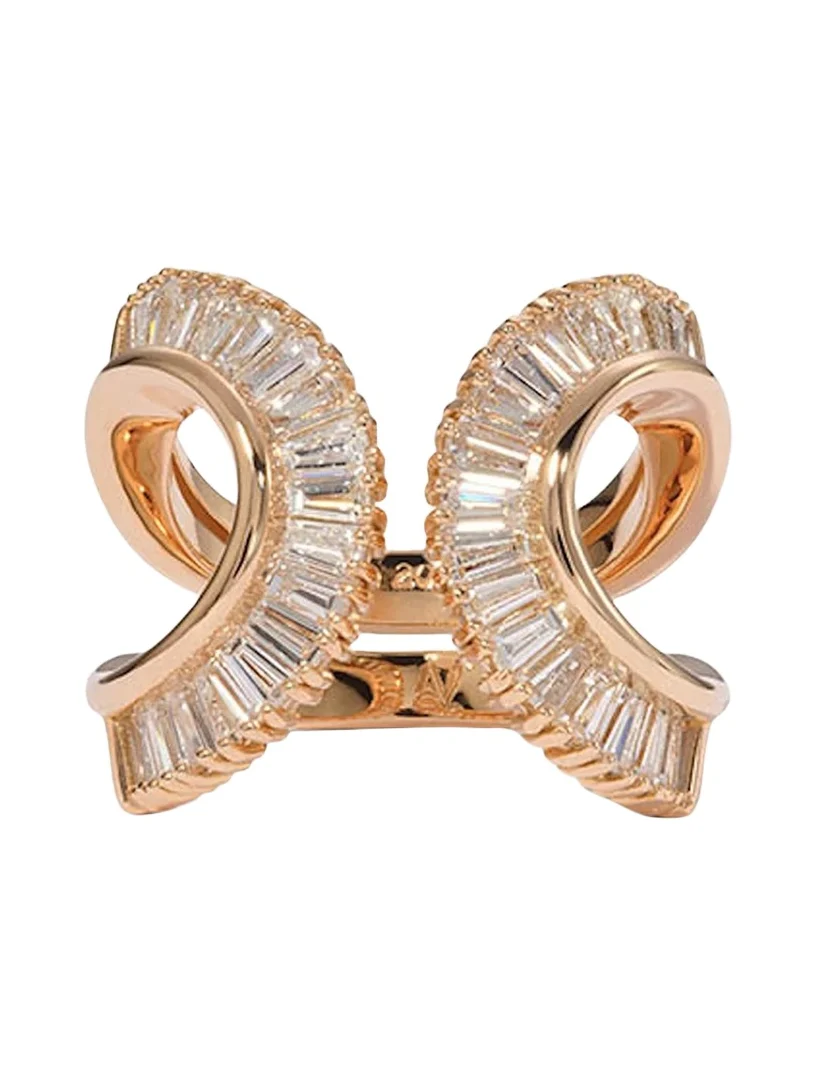 Open Sensu 20K Rose Gold & 1.66 TCW Diamond Ring