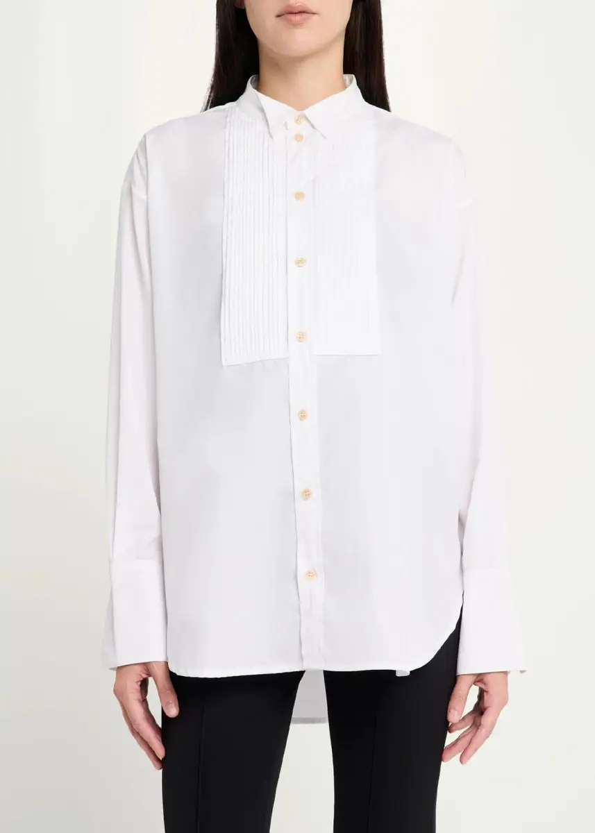 Jamie Haller The Tuck Cotton Shirt | Thumbnail 4 Jamie Haller The Tuck Cotton Shirt | Thumbnail 4
