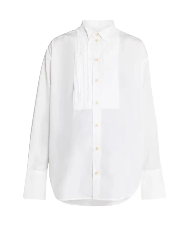 Jamie Haller The Tuck Cotton Shirt