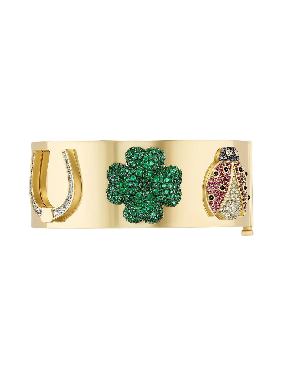 GRACE WINFREY 18K Lucky Bangle Bracelet