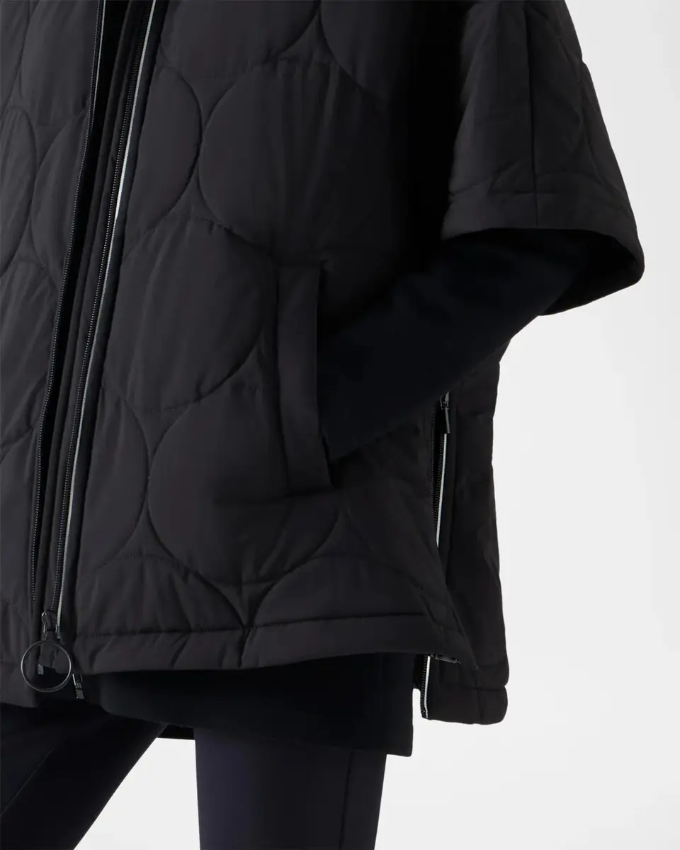 Akris punto Quilted Short-Sleeve Hooded Coat | Thumbnail 5 Akris punto Quilted Short-Sleeve Hooded Coat | Thumbnail 5