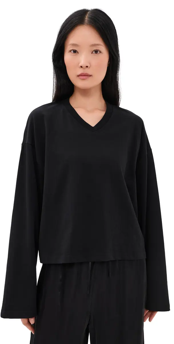 Bloom V Neck Long Sleeve Tee Bloom V Neck Long Sleeve Tee