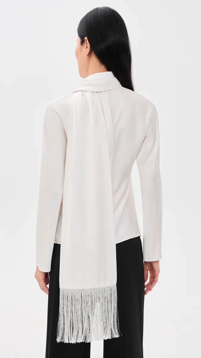 Aligne Leona Scarf Satin Top | Thumbnail 3 Aligne Leona Scarf Satin Top | Thumbnail 3