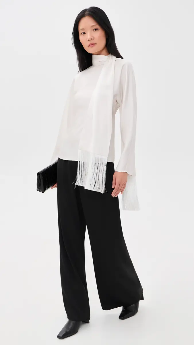 Aligne Leona Scarf Satin Top | Thumbnail 5 Aligne Leona Scarf Satin Top | Thumbnail 5