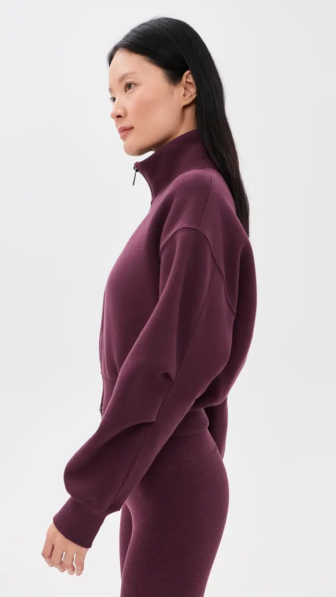 Beyond Yoga Double Zip Cropped Jacket | Thumbnail 4 Beyond Yoga Double Zip Cropped Jacket | Thumbnail 4