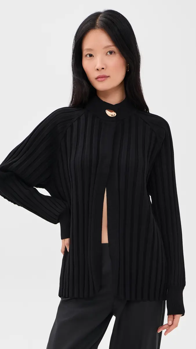 Aligne Mabel Wide Rib Knit Cardigan | Thumbnail 2 Aligne Mabel Wide Rib Knit Cardigan | Thumbnail 2