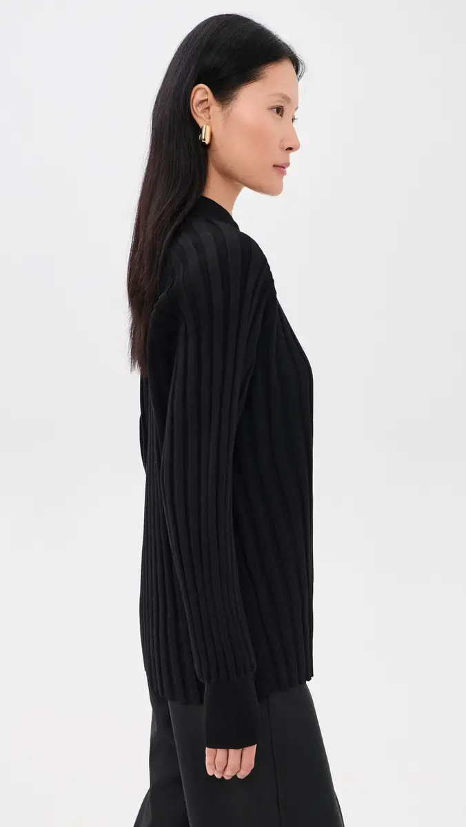 Aligne Mabel Wide Rib Knit Cardigan | Thumbnail 4 Aligne Mabel Wide Rib Knit Cardigan | Thumbnail 4