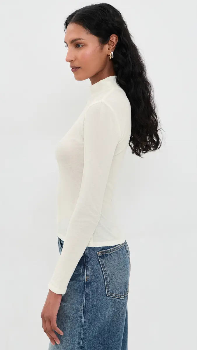 Frame The Shadow Turtleneck Tee | Thumbnail 4 Frame The Shadow Turtleneck Tee | Thumbnail 4
