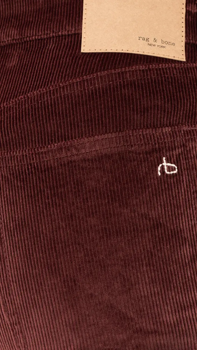 rag & bone Harlow Corduroy Mid Rise Slim Straight Pants | Thumbnail 6 rag & bone Harlow Corduroy Mid Rise Slim Straight Pants | Thumbnail 6