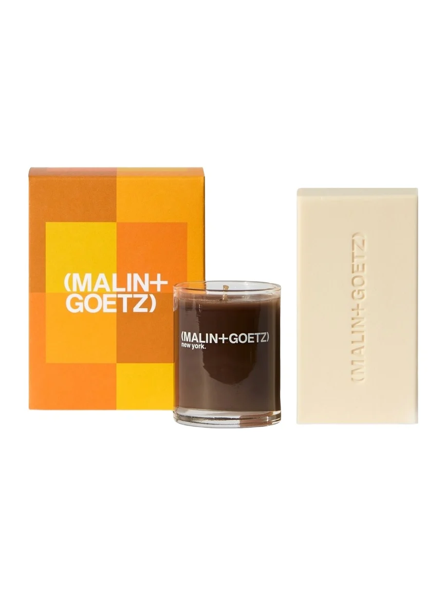 MALIN+GOETZ Twist of Rum Candle + Hydrating Bar Set No Color