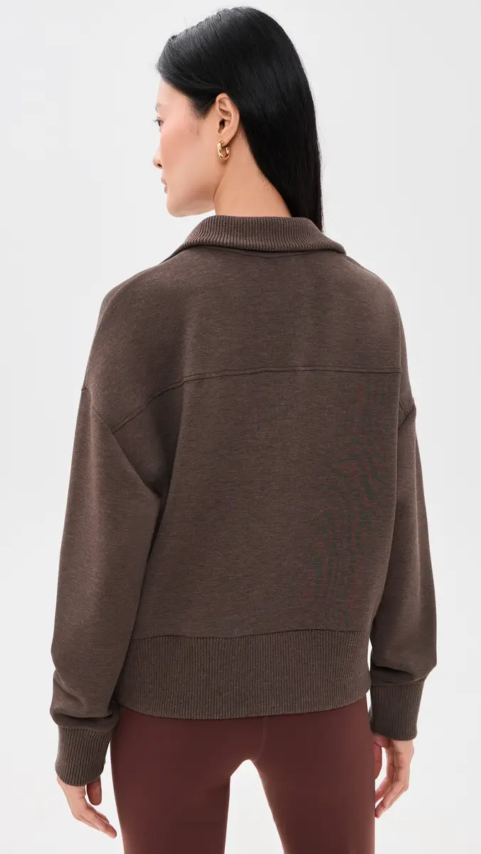 Varley Bronya Button Placket Sweatshirt | Thumbnail 3 Varley Bronya Button Placket Sweatshirt | Thumbnail 3