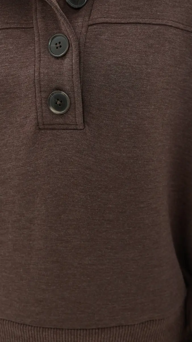 Varley Bronya Button Placket Sweatshirt | Thumbnail 6 Varley Bronya Button Placket Sweatshirt | Thumbnail 6