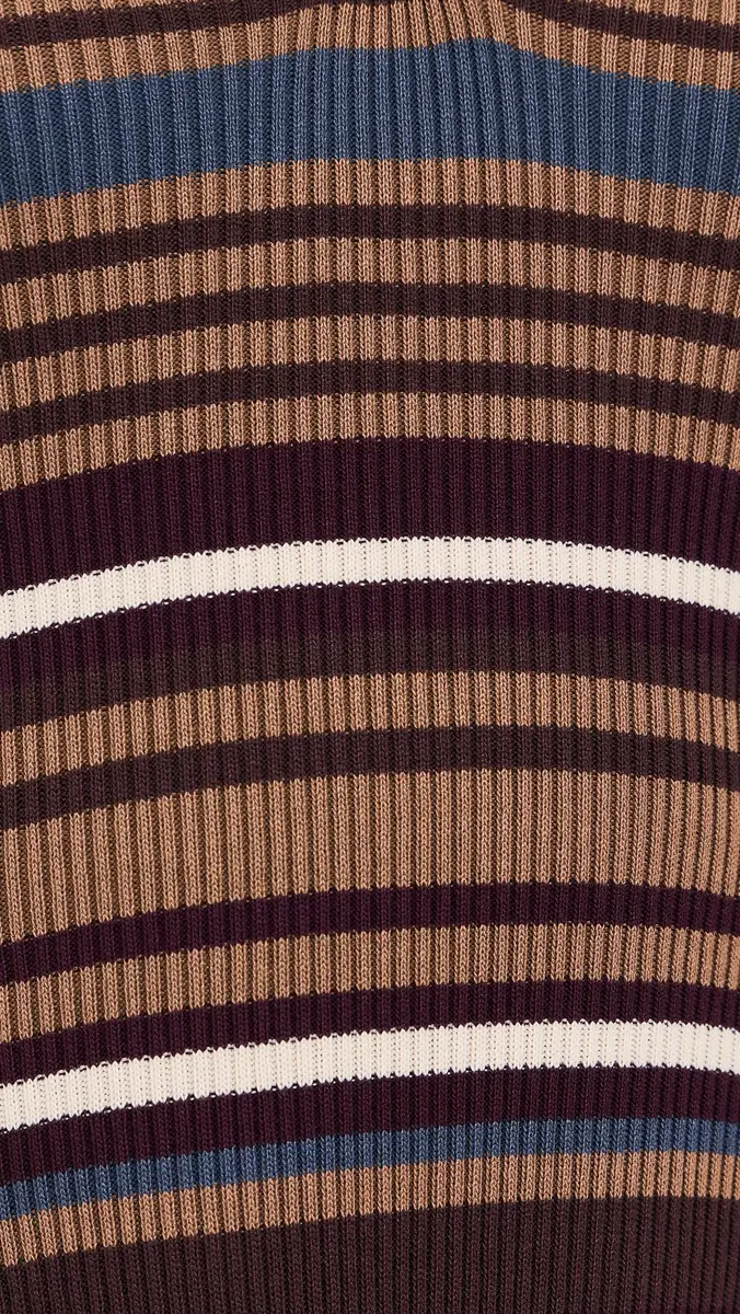 Moon River Stripe Collared Long Sleeve Dress | Thumbnail 6 Moon River Stripe Collared Long Sleeve Dress | Thumbnail 6