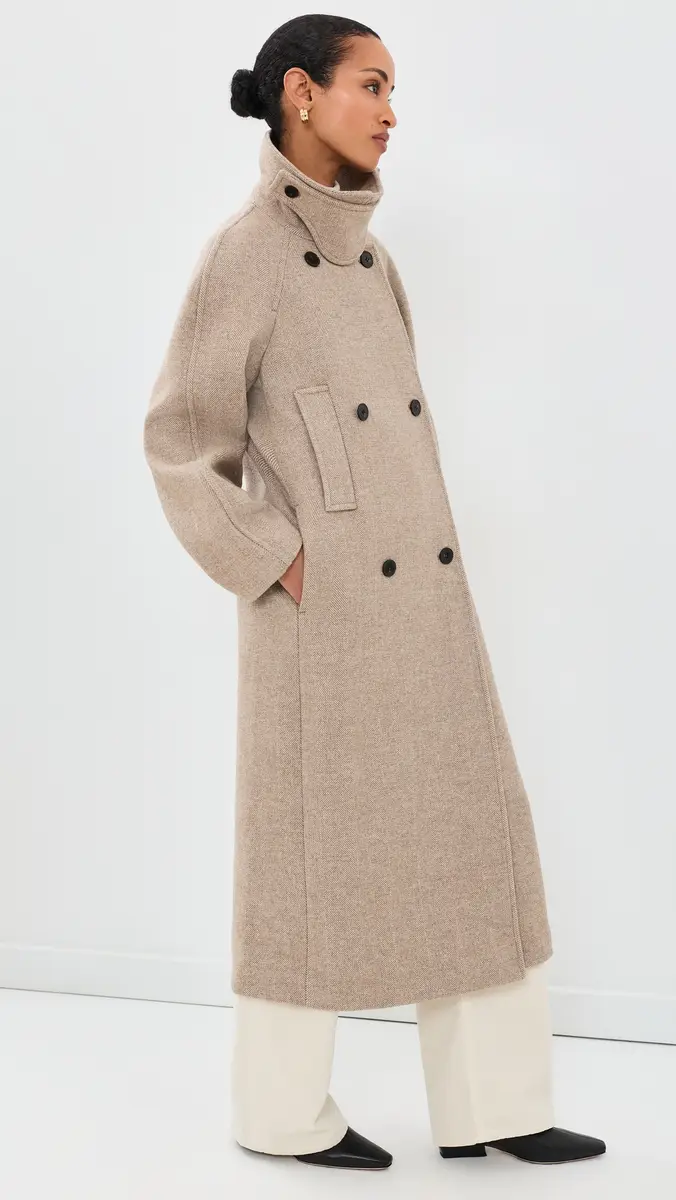 Aligne Henrietta Double Breasted Coat | Thumbnail 4 Aligne Henrietta Double Breasted Coat | Thumbnail 4