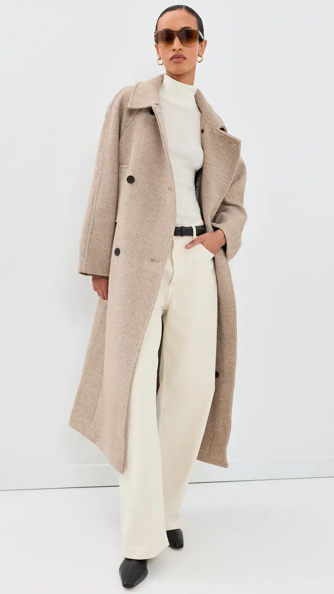 Aligne Henrietta Double Breasted Coat | Thumbnail 5 Aligne Henrietta Double Breasted Coat | Thumbnail 5