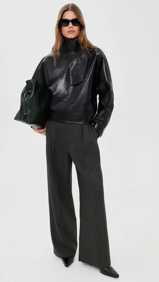 AGOLDE Sathia Double Pleat Trousers | Thumbnail 2