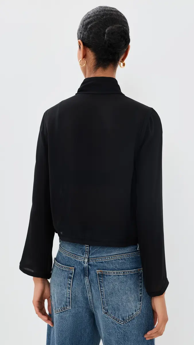 Frame The Silk Salon Top | Thumbnail 3