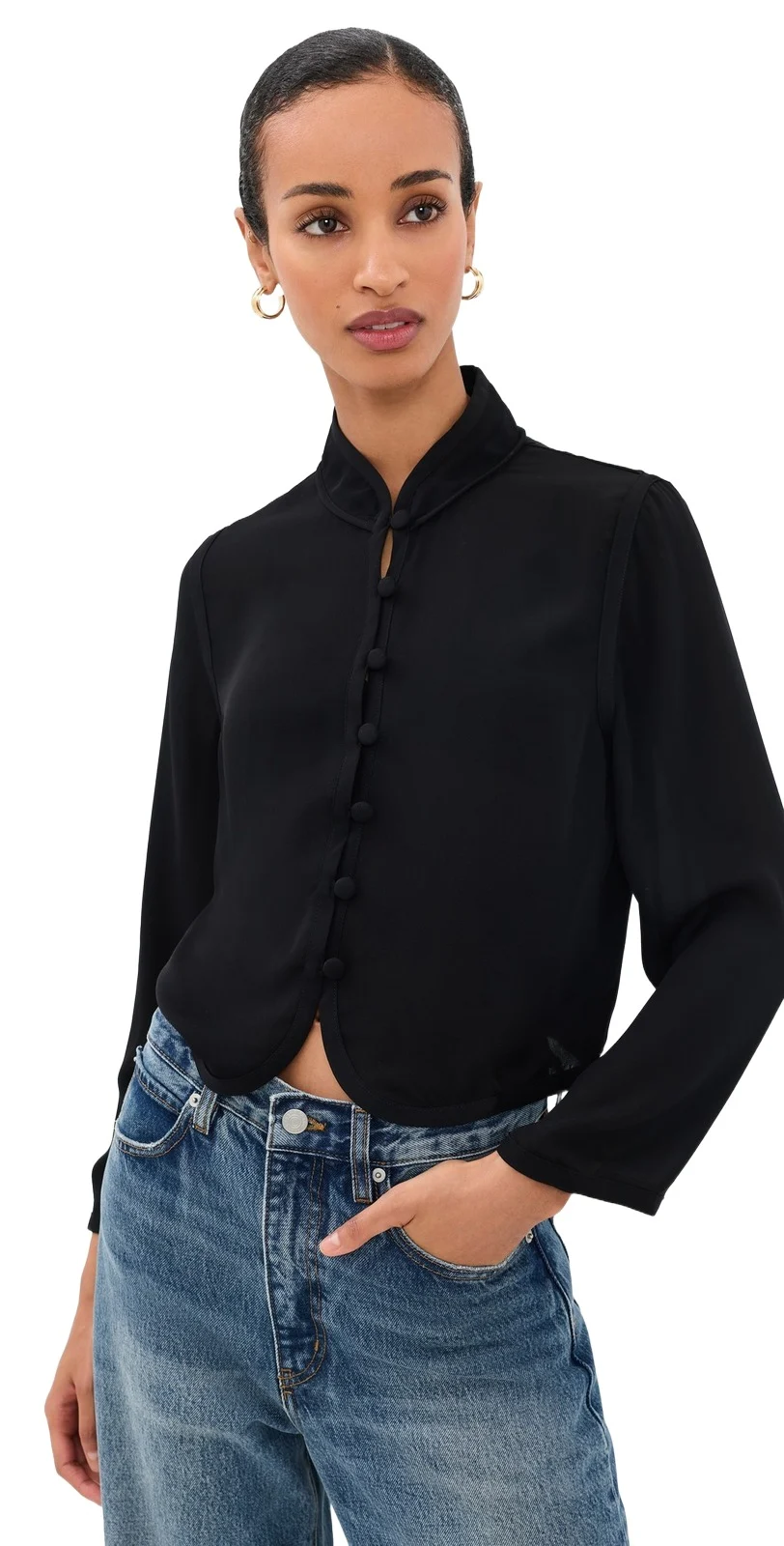 The Silk Salon Top