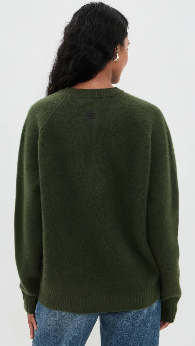 Frame The Ritz Unisex Brushed Cashmere Sweater | Thumbnail 3 Frame The Ritz Unisex Brushed Cashmere Sweater | Thumbnail 3