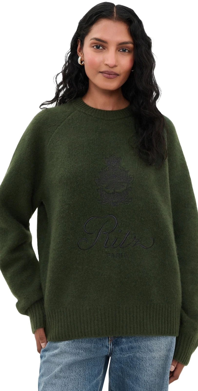 Frame The Ritz Unisex Brushed Cashmere Sweater