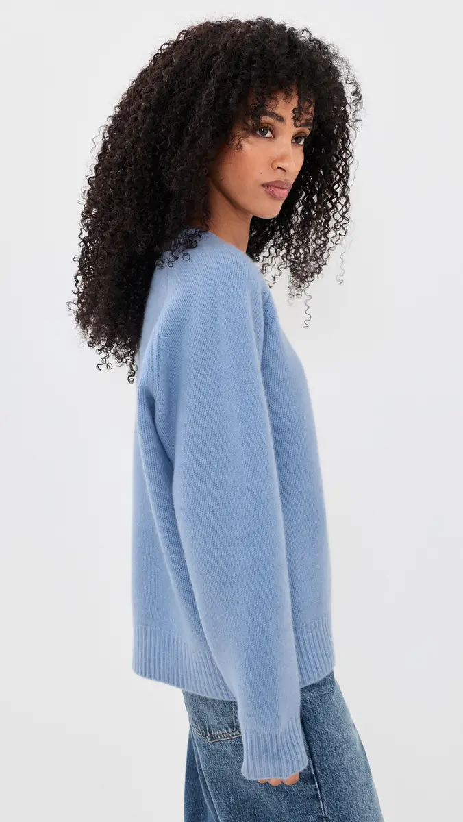 Frame The Ritz Unisex Brushed Cashmere Sweater | Thumbnail 4 Frame The Ritz Unisex Brushed Cashmere Sweater | Thumbnail 4