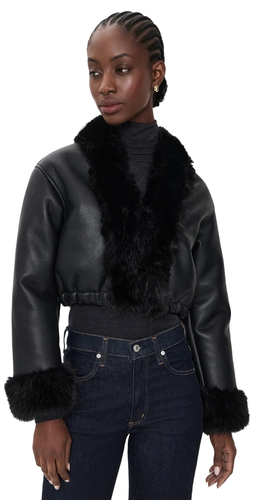 BLANKNYC Smooth Talker Faux Leather Jacket