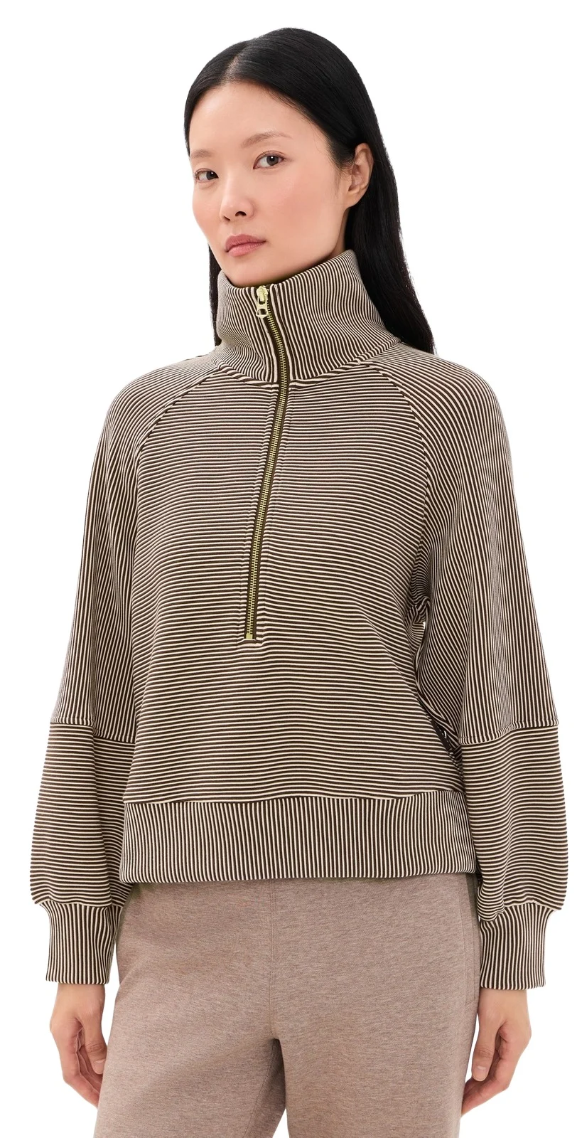 Varley Milano Quarter Zip Sweatshirt