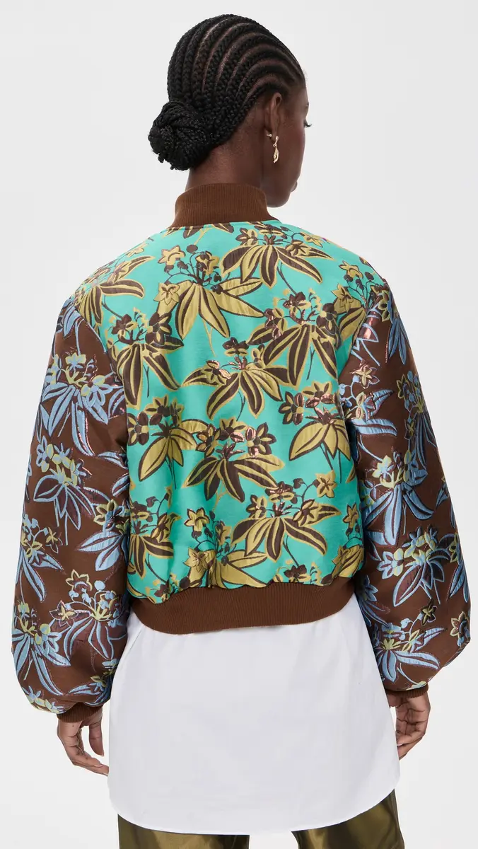 ALÉMAIS Bodie Jacquard Bomber Jacket | Thumbnail 3 ALÉMAIS Bodie Jacquard Bomber Jacket | Thumbnail 3