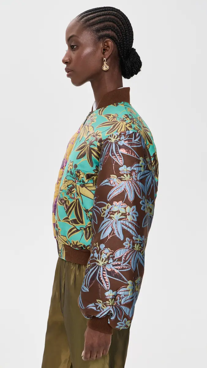 ALÉMAIS Bodie Jacquard Bomber Jacket | Thumbnail 4 ALÉMAIS Bodie Jacquard Bomber Jacket | Thumbnail 4