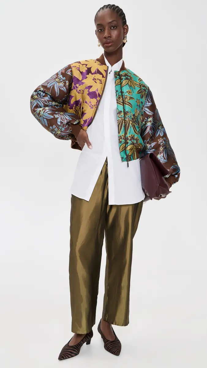 ALÉMAIS Bodie Jacquard Bomber Jacket | Thumbnail 5 ALÉMAIS Bodie Jacquard Bomber Jacket | Thumbnail 5