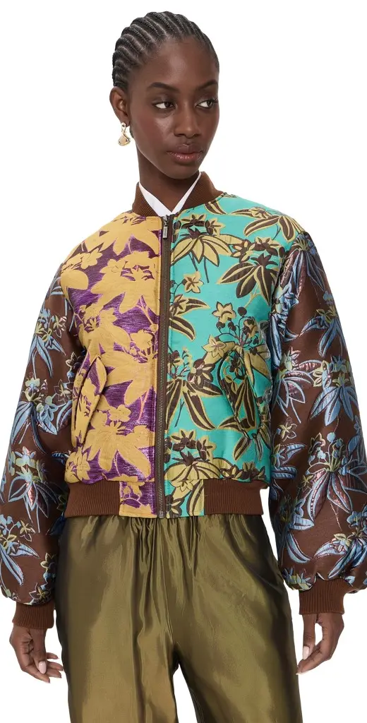 ALÉMAIS Bodie Jacquard Bomber Jacket