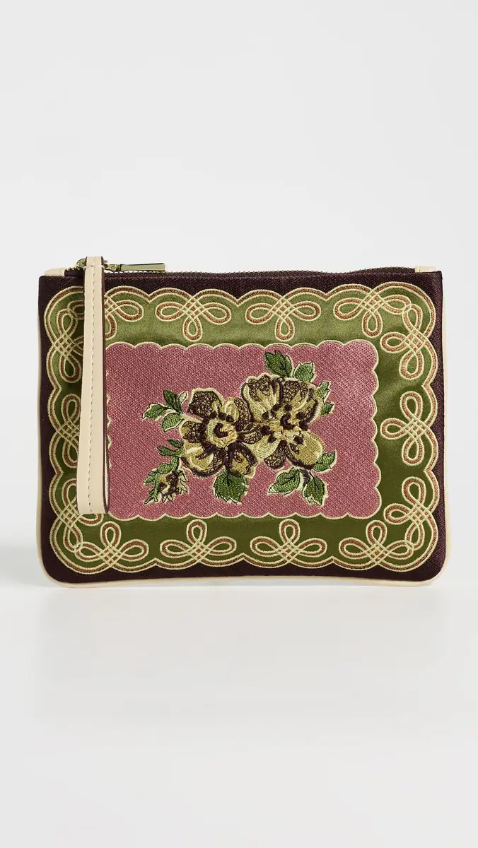 ALÉMAIS Lacey Embroidered Clutch | Thumbnail 2