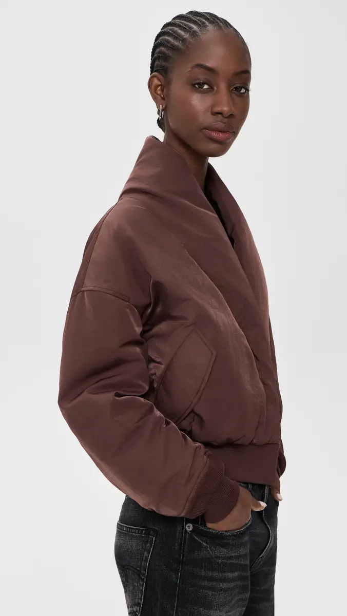 Alpha Industries Ivy Oversized Fit Flight Jacket | Thumbnail 4 Alpha Industries Ivy Oversized Fit Flight Jacket | Thumbnail 4
