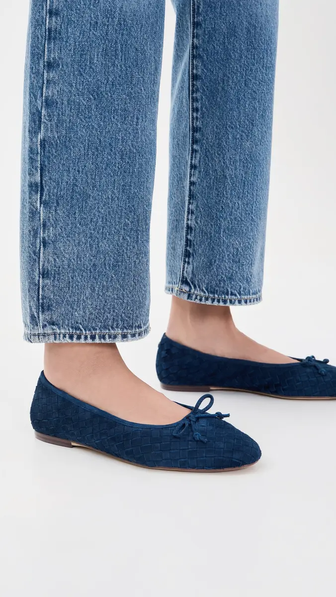 Sam Edelman Ruthie Woven Suede Flats | Thumbnail 3