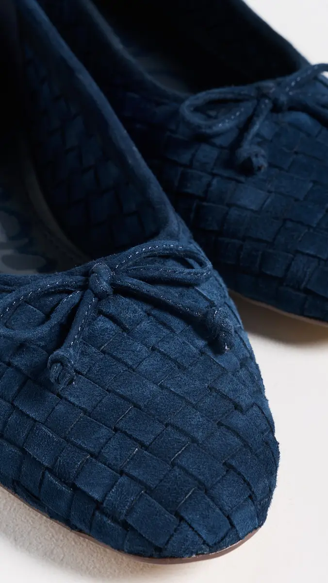 Sam Edelman Ruthie Woven Suede Flats | Thumbnail 6