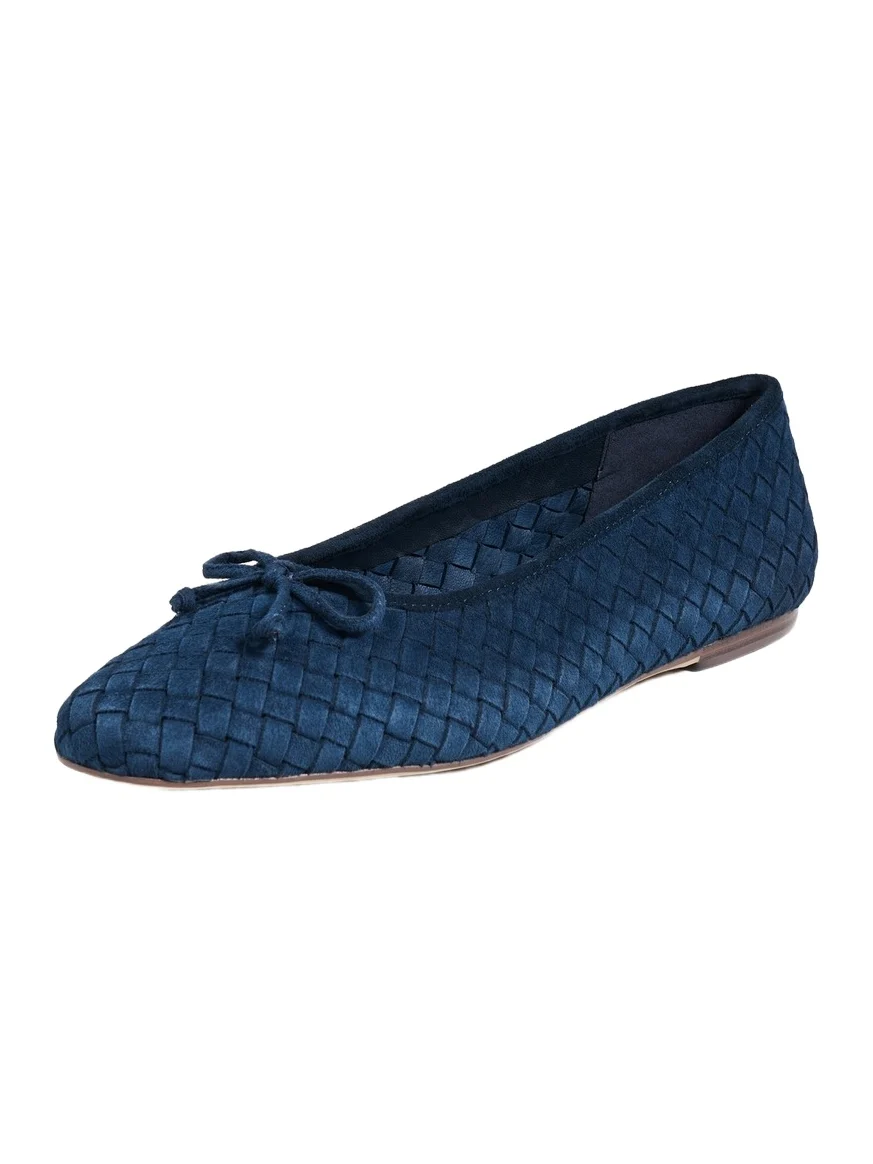 Sam Edelman Ruthie Woven Suede Flats