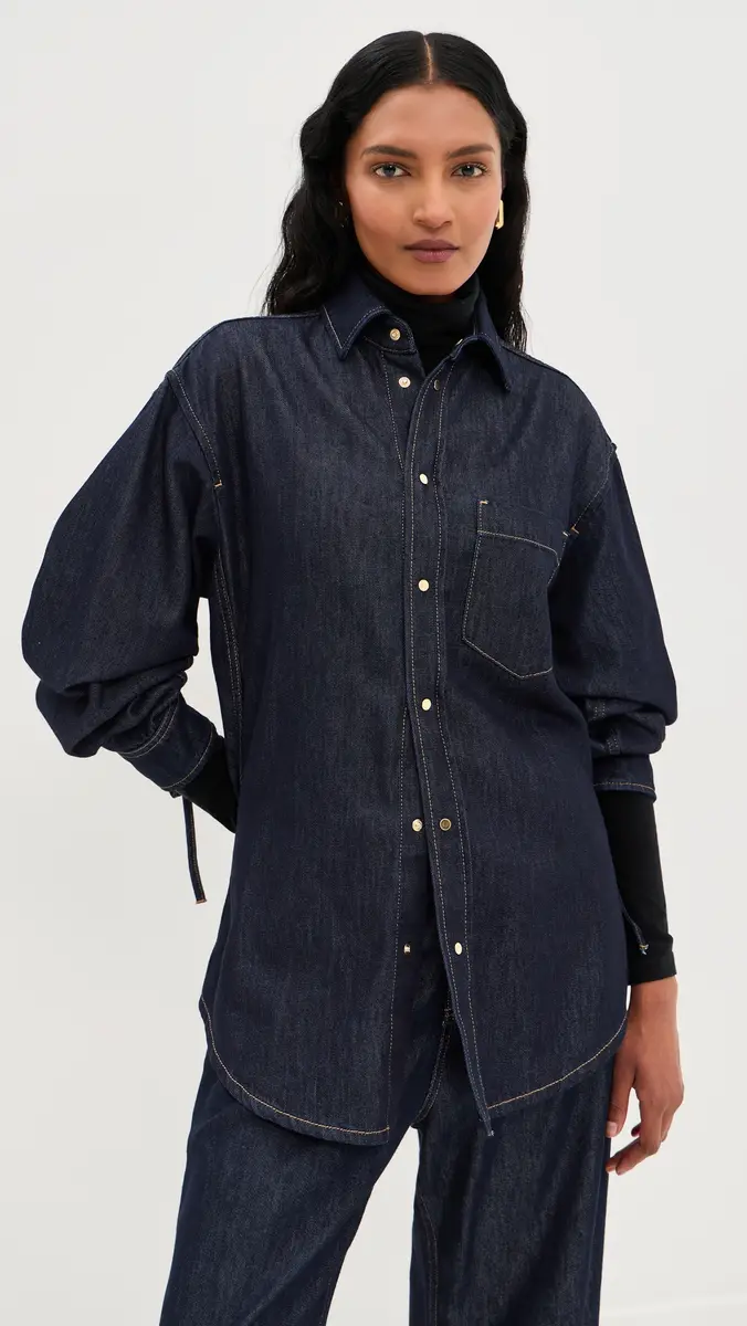 DARKPARK Anne Rouche Tailored Denim Shirt | Thumbnail 2 DARKPARK Anne Rouche Tailored Denim Shirt | Thumbnail 2