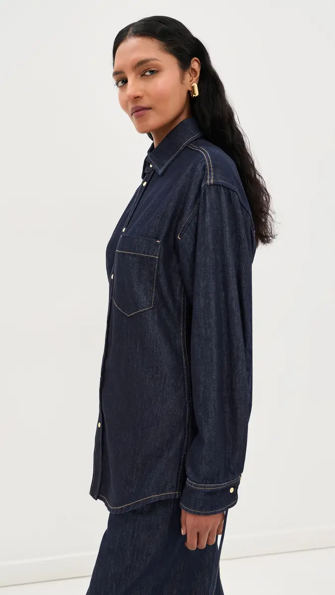 DARKPARK Anne Rouche Tailored Denim Shirt | Thumbnail 4 DARKPARK Anne Rouche Tailored Denim Shirt | Thumbnail 4
