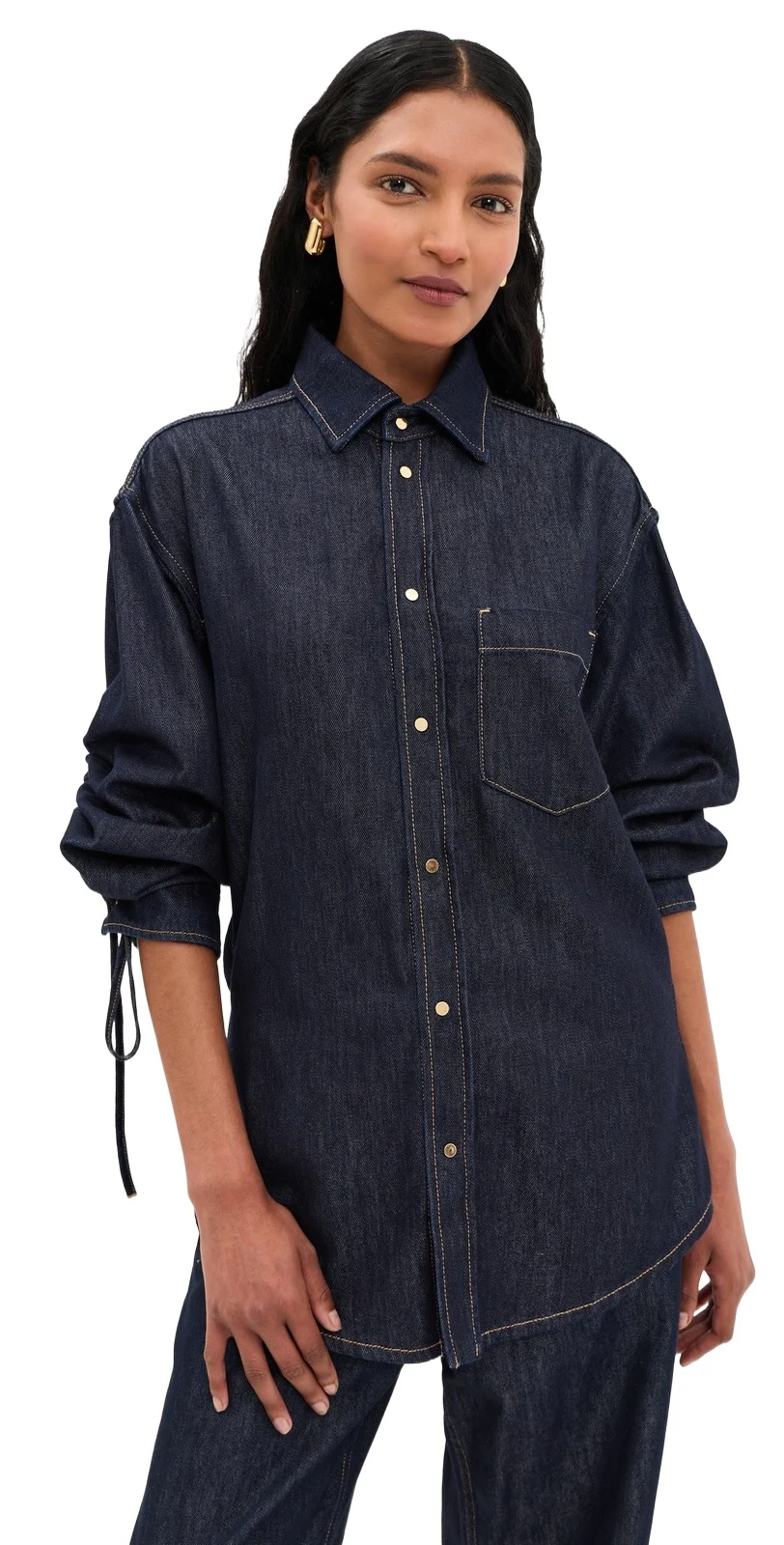 DARKPARK Anne Rouche Tailored Denim Shirt
