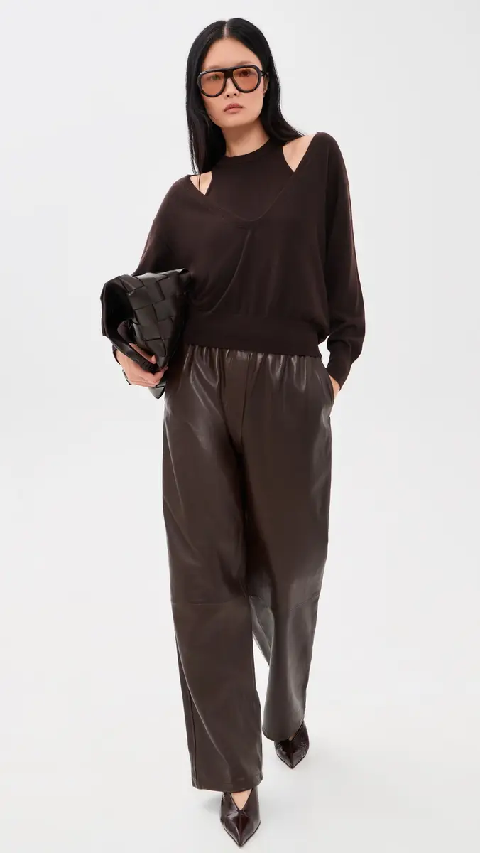 MEIMEIJ Tank and V Neck Pullover Wool Knit Twin Set | Thumbnail 5
