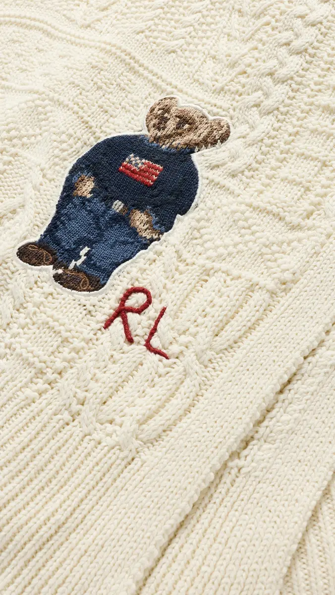 Polo Ralph Lauren Baybrook Bear Throw Blanket | Thumbnail 3 Polo Ralph Lauren Baybrook Bear Throw Blanket | Thumbnail 3