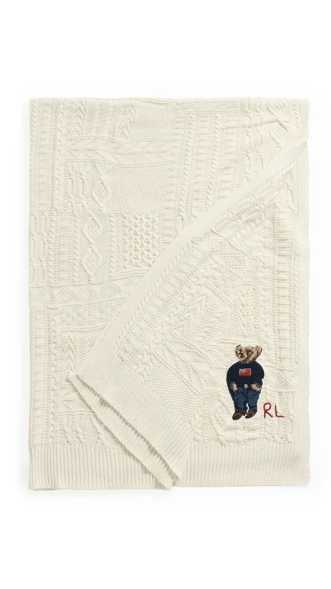 Polo Ralph Lauren Baybrook Bear Throw Blanket | Thumbnail 4 Polo Ralph Lauren Baybrook Bear Throw Blanket | Thumbnail 4