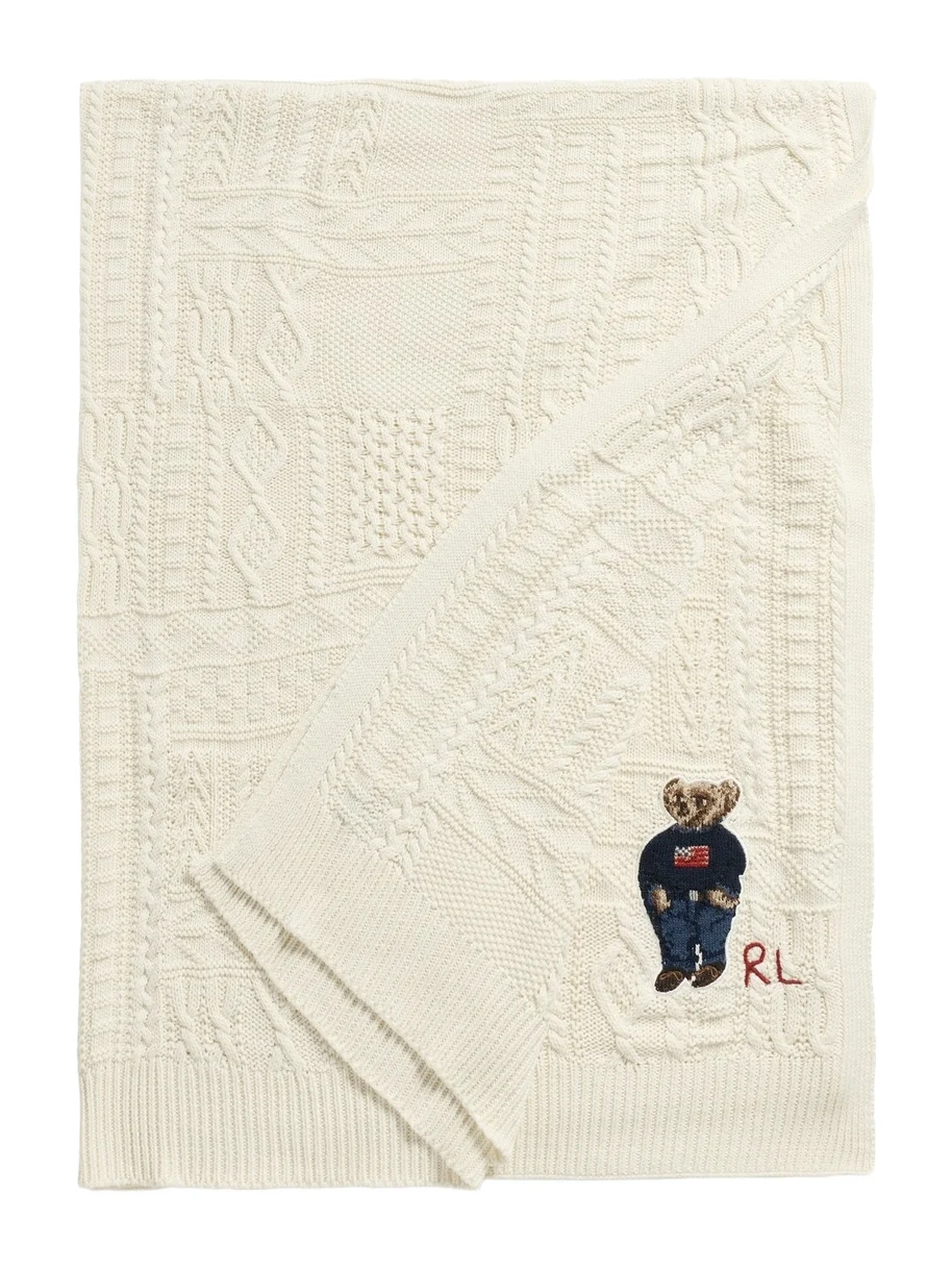Polo Ralph Lauren Baybrook Bear Throw Blanket