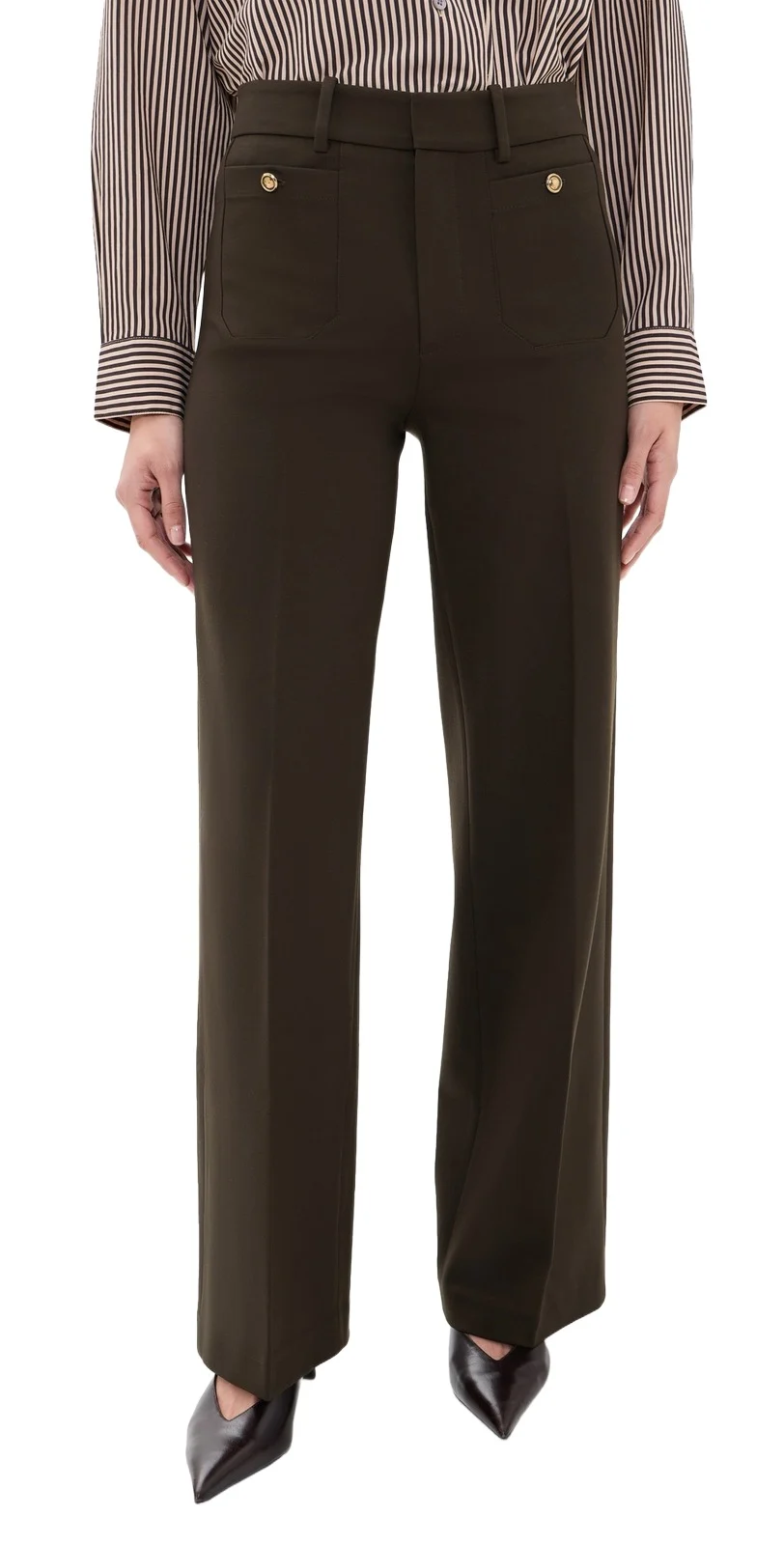 Frame The Slim Palazzo Trousers